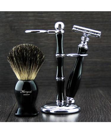 Luxe Nat Scissors Gift Kit - Double Edge Safety Scissors - The Brush Stand
