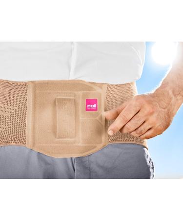 Buy Medi Lumbamed Plus Back Orthosis for Men - Sand - Size II | Lumbar Support for Spine Relief - Buy Online on GoSupps.com