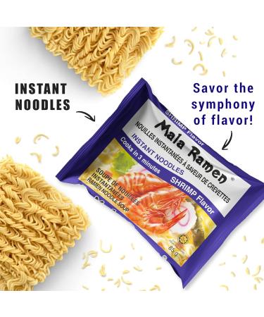 Club Supreme Mala Ramen Instant Noddle - Shrimp Noodles 85G - Cooks In 3 Minutes - Buy Online on GoSupps.com