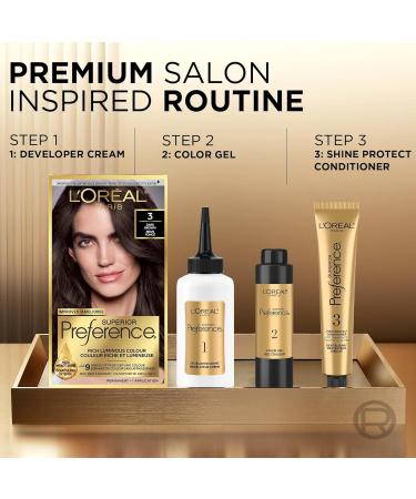 L'Oreal Paris Superior Preference Hair Dye Hair Color for Women 67 Light Auburn Hair Dye Permanent Hair Color 100% Grey Coverage 9 weeks of Luminous Fade-Defying 1 Hair Dye Kit (Pack of 2) (Packaging May Vary) Light Auburn Red - Buy Online on GoSupps.com