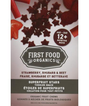 First Food Organics Strawberry Rhubarb and Beet 90g
