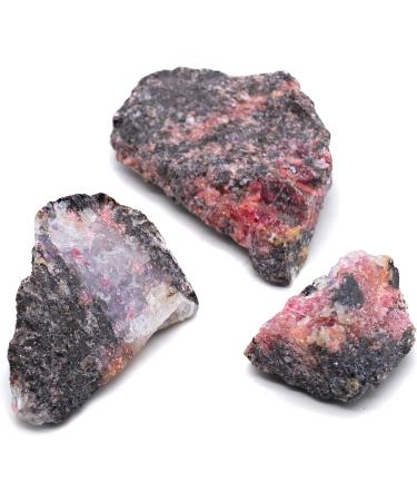 Buy Lavisa Premium Healing Stones Set - 100% Natural Gemstones for Water Treatment & Decoration | Rhodonite Gem Water Mixture - Buy Online on GoSupps.com
