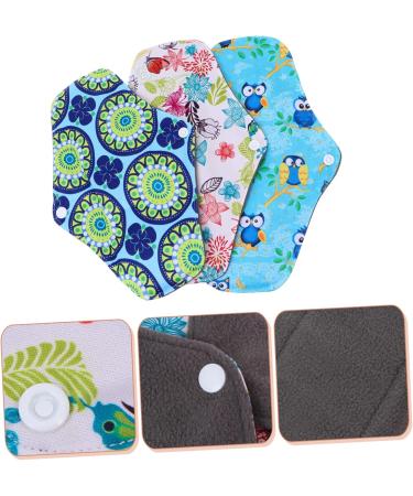 Excart Charcoal Tea Towels - 3 Pack Reusable Washable Sanitary Cushions for Women - Eco-Friendly Care Mats - Buy Online on GoSupps.com