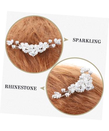 Didiseaon Bangs Comb Crystal Headband Pearl Wedding Hairpieces Bridal Hair Clip Hair Jewels for Women Hair Pearls Tiara Hair Accessories Rhinestones Aluminum Alloy Bride Hair Comb - Buy Online on GoSupps.com