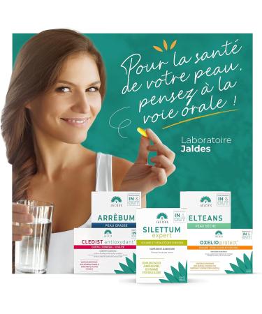 ELTEANS CAPSULES boite de 60 Caps | Confort des Peaux S ches tr s S ches | Apporte une Combinaison Equilibr e en Acides Gras Essentiels Om ga-3 6 et 9 | LABORATOIRE JALDES - Buy Online on GoSupps.com