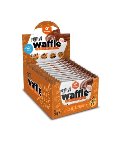 New recipe - go fitness - 50g high protein waffles hazelnut (12 pieces) |Extremely delicious & freshly baked |Healthy sweets for building muscle |Protein bar 12G protein |Low carb snacks hazelnut 12er (pack) - Buy Online on GoSupps.com