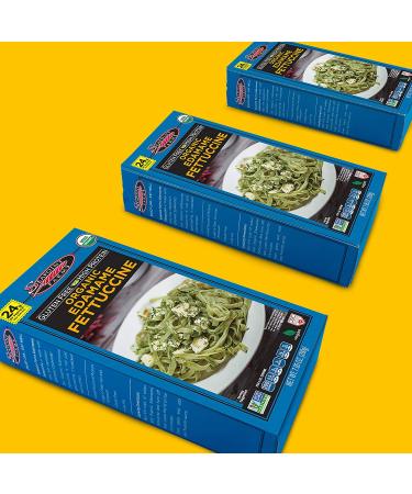 Seapoint Farms Organic Edamame Fettuccine 7.05 oz - Gluten-Free Pasta Noodles (Pack of 3) - Buy Online on GoSupps.com
