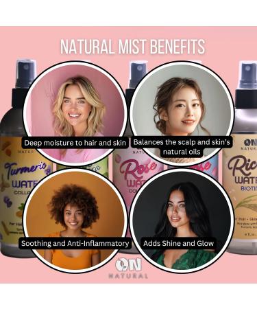 Turmeric Water Collagen Facial & Hair Mist - 8oz | Energize Skin & Hair International Shipping Available - Buy Online on GoSupps.com