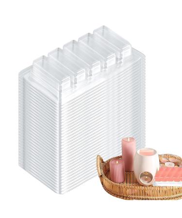 Hitrod wax melting forms |100 pieces of candle manufacturing accessories with 5 hollows candle shapes for candlelight production for wicks for wicks wax melting packaging for cocket wax melting