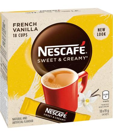 NESCAF Sweet and Creamy French Vanilla Instant Coffee Mix - Buy Online on GoSupps.com