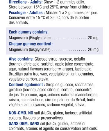 Jamieson Magnesium Gummies - Cranberry Grape Flavor (60 Count) + Turmeric Gummies (60 Count) - Buy Online on GoSupps.com