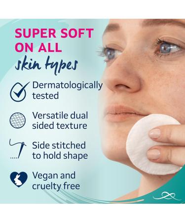 Buy Lil-Lets Certified Organic Cotton Wool Round Pads - 100% Pure Soft & Absorbent Gentle on Skin Ideal for Sensitive Skin - Pack of 100 - Buy Online on GoSupps.com