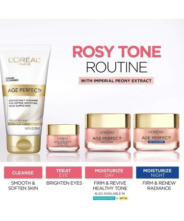 L'Oreal Paris Age Perfect Rosy Tone Fragrance-Free Face Moisturizer 2.55 oz - Anti-Aging Day Cream - Buy Online on GoSupps.com