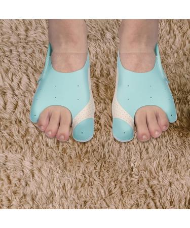 Buy Big Brace Orthotic Bunion Cushion Sleeve & Separator | Sky-Blue Left | Comfort for Men & Women - International Shipping Available - Buy Online on GoSupps.com