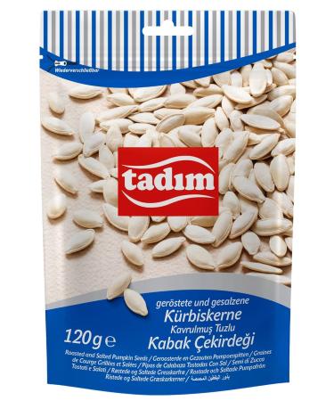 TADIM Roasted & Salted Pumpkin Seeds - 10 Packs (10 x 120g) | International Shipping Available - Buy Online on GoSupps.com