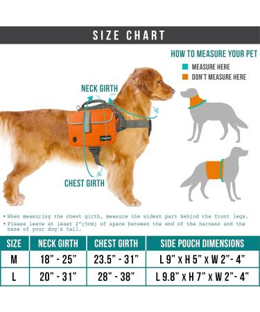PETAMI Hundred Saddlebag for Medium & Large Dogs | Reflective Hiking Dog Vest with Side Pockets - Blue - Buy Online on GoSupps.com