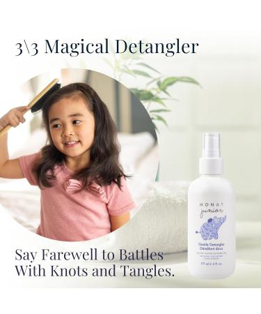 MONAT Junior 3-in-1 Hair Care System for Kids - Gentle Shampoo Conditioner & Detangler | 8 fl. oz./6 fl. oz. - International Shipping - Buy Online on GoSupps.com