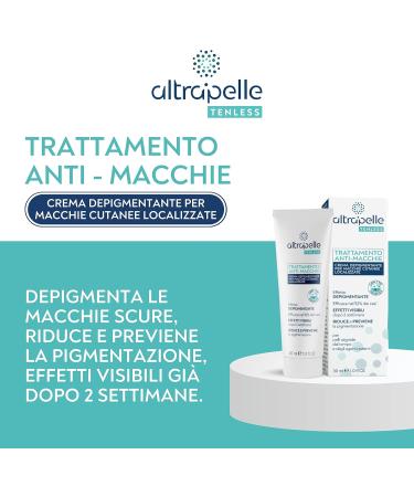  ALTRAPELLE Anti-dark spot cream treatment - face hands neck and d collet - with azeloglycine - 30 ml - Prevents and reduces dark spots - Made in Italy - Buy Online on GoSupps.com