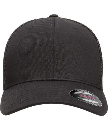 Flexfit 6511 Trucker Cap - Black | One Size | Quality Headwear - Buy Online on GoSupps.com