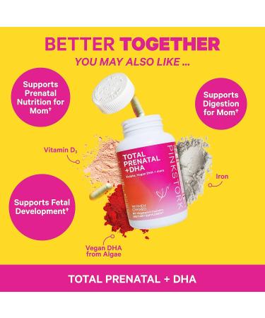 Pink Stork Pregnancy Mood Gummies: Prenatal Vitamin D Chewables for Immune and Mood Support - 60 Cherry Peach Gummies - Buy Online on GoSupps.com