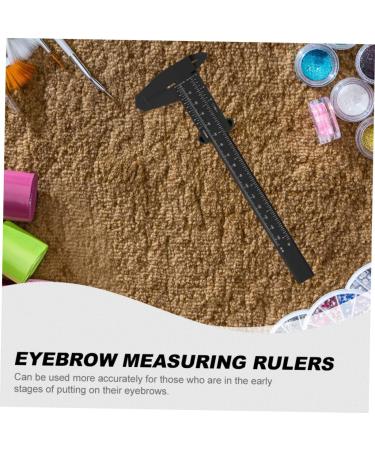 FOMIYES 30 Pcs Locating Rule Pocket Caliper Eyebrow Measuring Tool Small Calipers Eyebrow Pencil Face - Buy Online on GoSupps.com