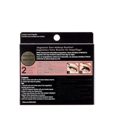 KISS Magnetic Eyelashes Tempt - 1 Pair Synthetic False Lashes with 5 Double Strength Magnets | Shop Now for International Shipping - Buy Online on GoSupps.com