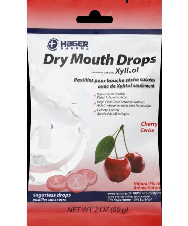 Miradent Dry Mouth Drops Cherry 2 Oz