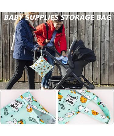 Ntgrty Diaper Bag Set - 2 Waterproof Nappy Bags & Wet Dry Laundry Bags for Babies Swimming Camping Travel Gym & Beach - Buy Online on GoSupps.com