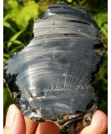 Natural Crystal Rough Natural Crystal Rough Specimen 1pcs Obsidian Crystal Stone Natural Rough Specimen 200gStone - Buy Online on GoSupps.com