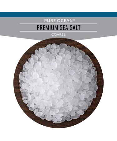 SaltWorks Premium Coarse Sea Salt, 16oz Pour Spout Pouch - Pure Ocean 1 Pound - Buy Online on GoSupps.com