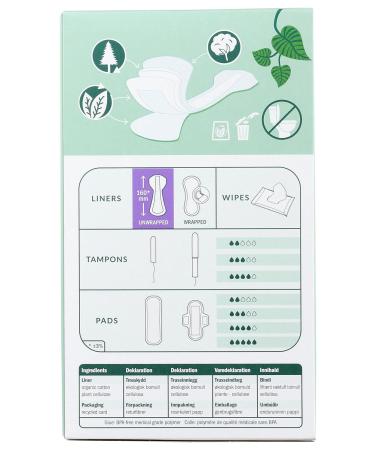 Natracare Natural Thong Style Panty Liners - 30 Pack | Organic Cotton | Eco-Friendly Feminine Care - Buy Online on GoSupps.com