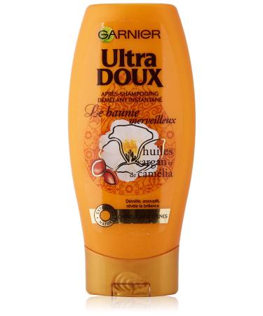 Garnier Ultra Doux Baume Merveilleux With Argan and Camellia Oils - Detangling Balm for Dry Hair