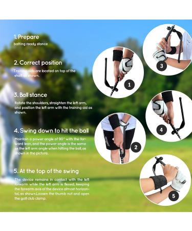 Improve Your Golf Skills with Golf Swing Training Aids - Perfect for Beginners and Children - Develop a Consistent Swing and Muscle Memory - Buy Online on GoSupps.com