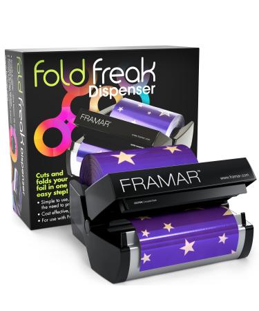 Framar Fold Freak Foil Dispenser for Aluminum Foil, Hair Foils (Cuts and Fold's Hair Foil)