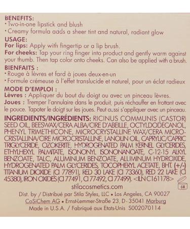 Stila Convertible Color Lip & Cheek Cream - Petunia 0.15oz | International Shipping Available - Buy Online on GoSupps.com