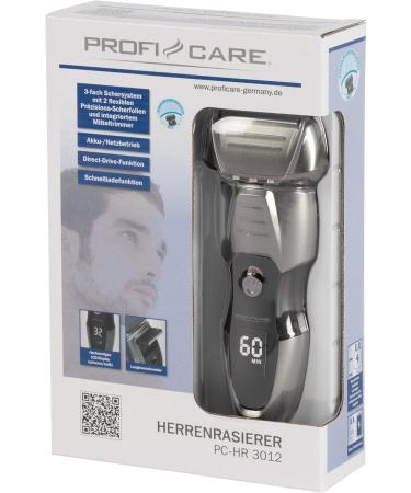 ProfiCare 330120 Pc-Hr 3012 Men's Razor | 3-Blade System | Black Men's Shaving Razor for Smooth Shave - International Shipping Available - Buy Online on GoSupps.com
