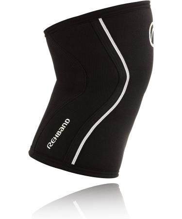 Rehband Rx Knee Support 5mm - Large - Black | Enhance Movement & Training | Fitness Knee Sleeve | Reduce Strain | 1 Sleeve - Buy Online on GoSupps.com