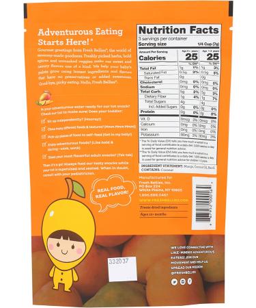 Fresh Bellies Toddler Treat - Two to Mango (Case of 6) - Nutrient-Rich Snack for Kids - Buy Online on GoSupps.com