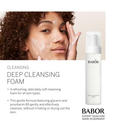 Babor Cleansing Foam for Combination & Oily Skin - Vegan Daily Face Wash 200ml | Refreshing Cleanser | Market Launch 2023 - Buy Online on GoSupps.com