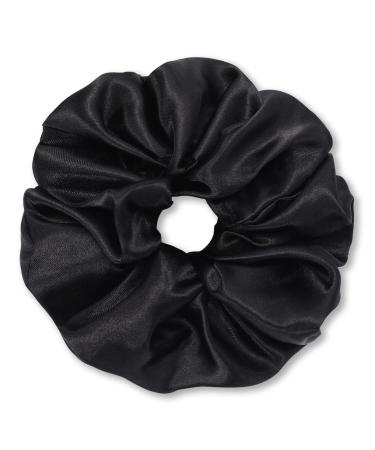 Satin Scrunchies - Sleep Tie Scrunchie  Big Scrunchies  Large Scrunchies  Satin Hair Tie  Sleep Scrunchies - Satin Scrunchie Satin-Black