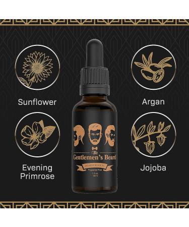 The Gentlemen's Beard Premium Beard Oil - All Natural Conditioner & Softener for Beard & Mustache Growth - 1 oz - Buy Online on GoSupps.com