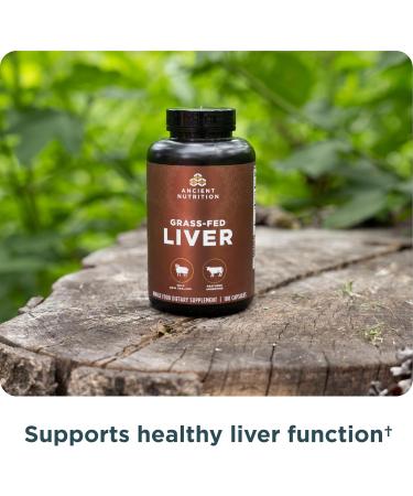Ancient Nutrition Organ Supplements Grass-Fed and Wild Organ Complex Capsules Beef & Lamb Liver Supports Healthy Blood Gut and Liver 180 Ct - Buy Online on GoSupps.com