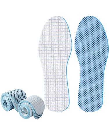 Terry Insoles Washable and Breathable Cotton Insoles White US Women 9/ Men 6