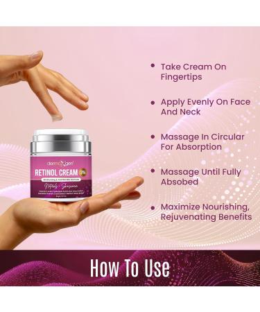 Retinol Cream 3% (Percent) Retinol Cream for Face with Hyaluronic Acid Anti-Aging Face Cream for Fine Lines and Wrinkles Hydrating Face Moisturizer with Shea Butter, Aloe Vera Retinol Cream 1.7 Fl Oz (Pack of 1) - Buy Online on GoSupps.com