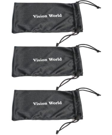 Vision World 3 Pairs Women's Outdoor Reading Sunglasses - Fully Magnified Readers (Grey/Brown/Black 2.5x) - International Shipping Available - Buy Online on GoSupps.com