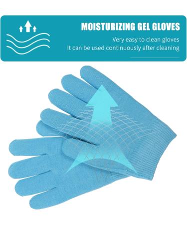 MAGICLULU Hydrating Gloves 3 Pairs Moisturizing Gel Gloves Dry Hand Gloves Dry Cracked Hands Gloves Overnight Moisturizing Gloves Night Gloves Hydrating Miss Essential Oil Hand Mask Cotton - Buy Online on GoSupps.com