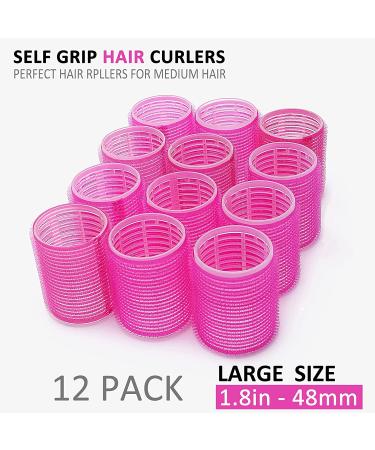 Jumbo Size Self Grip Hair Roller Set - Salon Hair Dressing Curlers - 24 Pack Assortment - Buy Online on GoSupps.com