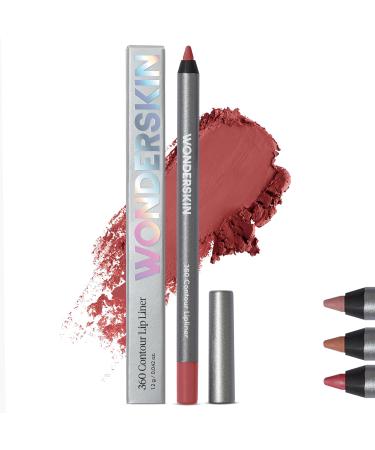 Wonderskin 360 Contour Lip Liner Pencil - Nourishing lip liner long-lasting waterproof and transfer-proof (Ruby) - Buy Online on GoSupps.com