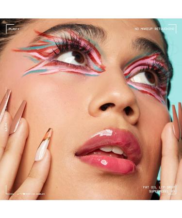 NYX Professional Makeup Moisturizing Lip Gloss - 12 Hour Shine & Care FAT OIL LIP Drip in Supermodel (4.8ml) - International Shipping Available - Buy Online on GoSupps.com