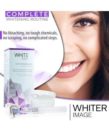 Whiter Image Deluxe Teeth Whitening Kit - Eliminate Discoloration, Fight Plaque Bacteria, Strengthen Enamel - Buy Online on GoSupps.com